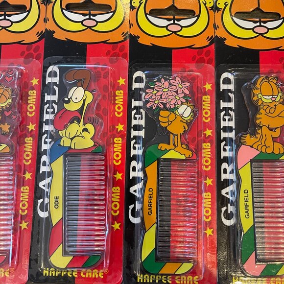 8 Rare Happee Care Combs - Garfield - Picture 3 of 5